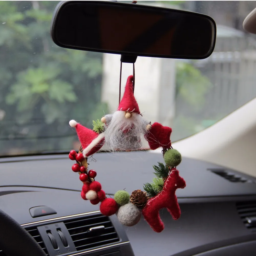 1pcs Car Decoration Wool Felt Balls Flowers Wreath Kids Girls Home Door Party Handmade Pendants Christmas Garland Gifts
1pcs Car Decoration Wool Felt Balls Flowers Wreath Kids Girls Home Door Party Handmade Pendants Christmas Garland Gifts