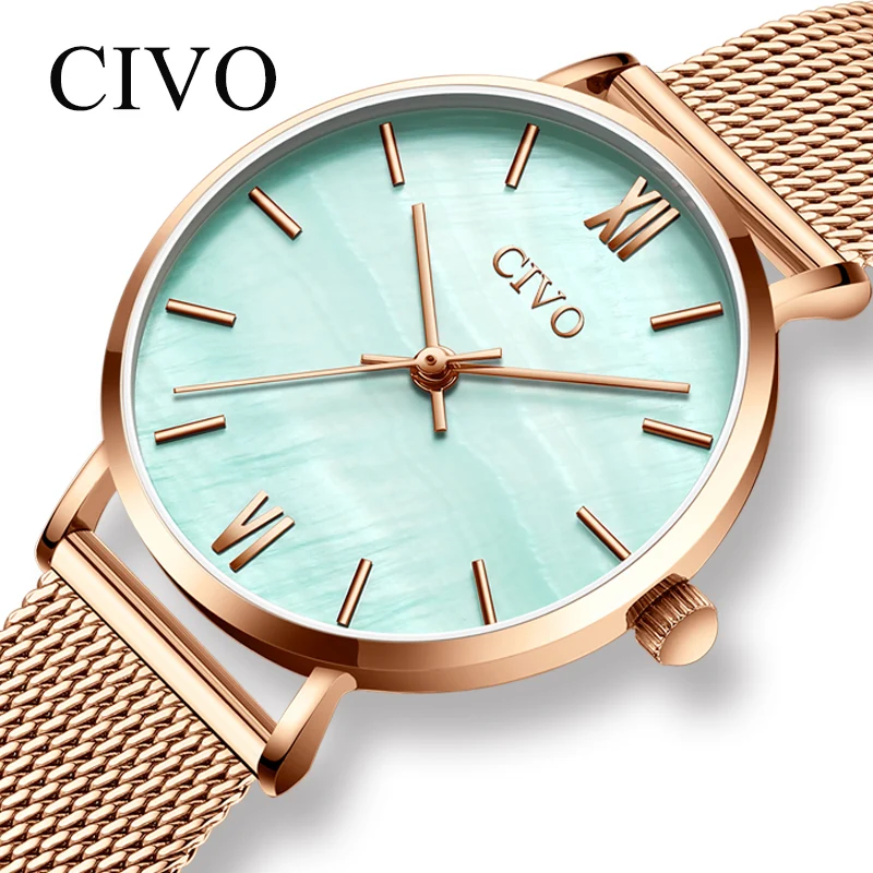 CIVO Simple Womens Watch Top Brand Luxury Fashion 2019 New Waterproof Analog Quartz Watches Clock Relogio Feminino
CIVO Simple Womens Watch Top Brand Luxury Fashion 2019 New Waterproof Analog Quartz Watches Clock Relogio Feminino