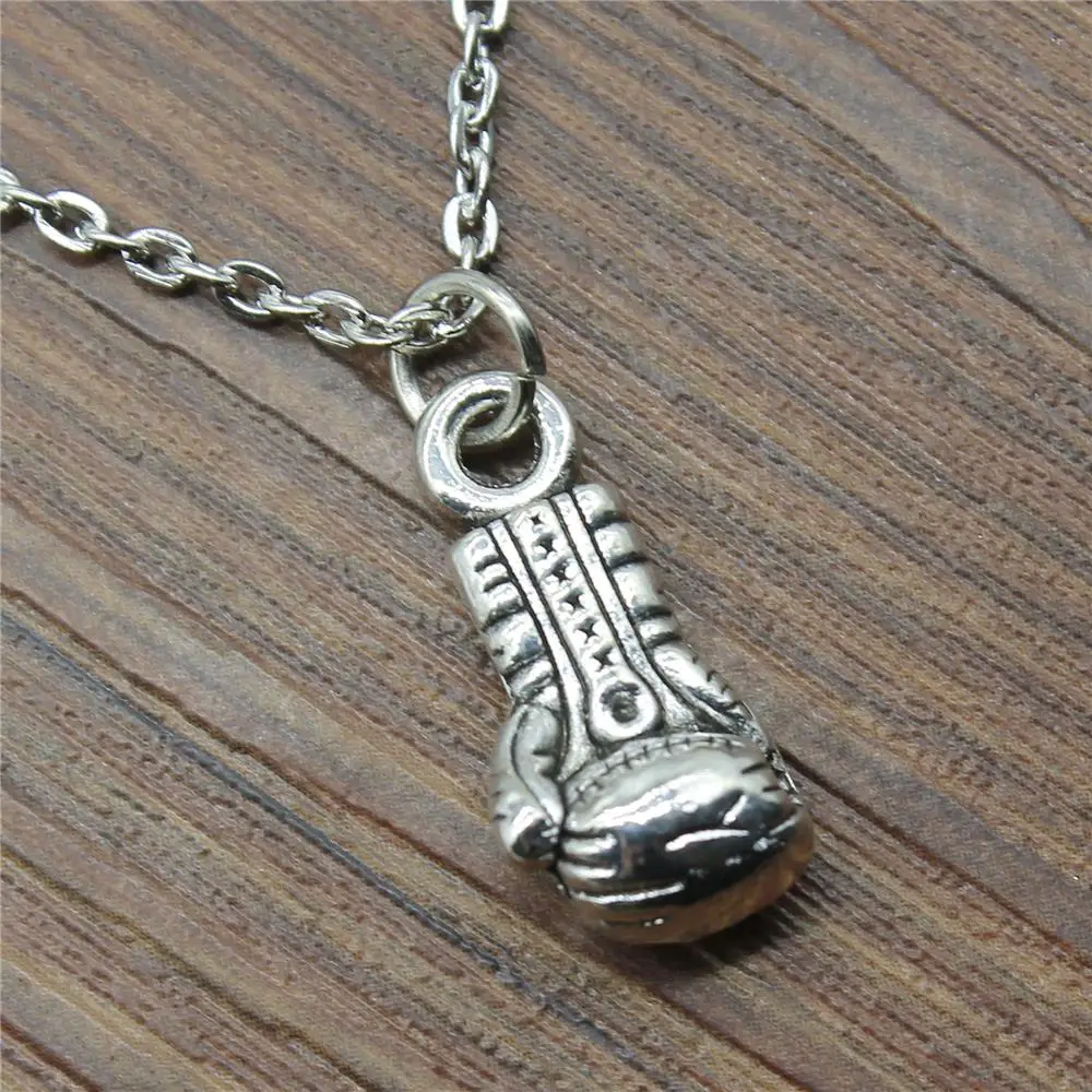 Boxing Gloves Antique Silver Color 22x10x6mm Pendant Necklace Jewelry Fashion Necklace For Women Dropshipping
Boxing Gloves Antique Silver Color 22x10x6mm Pendant Necklace Jewelry Fashion Necklace For Women Dropshipping