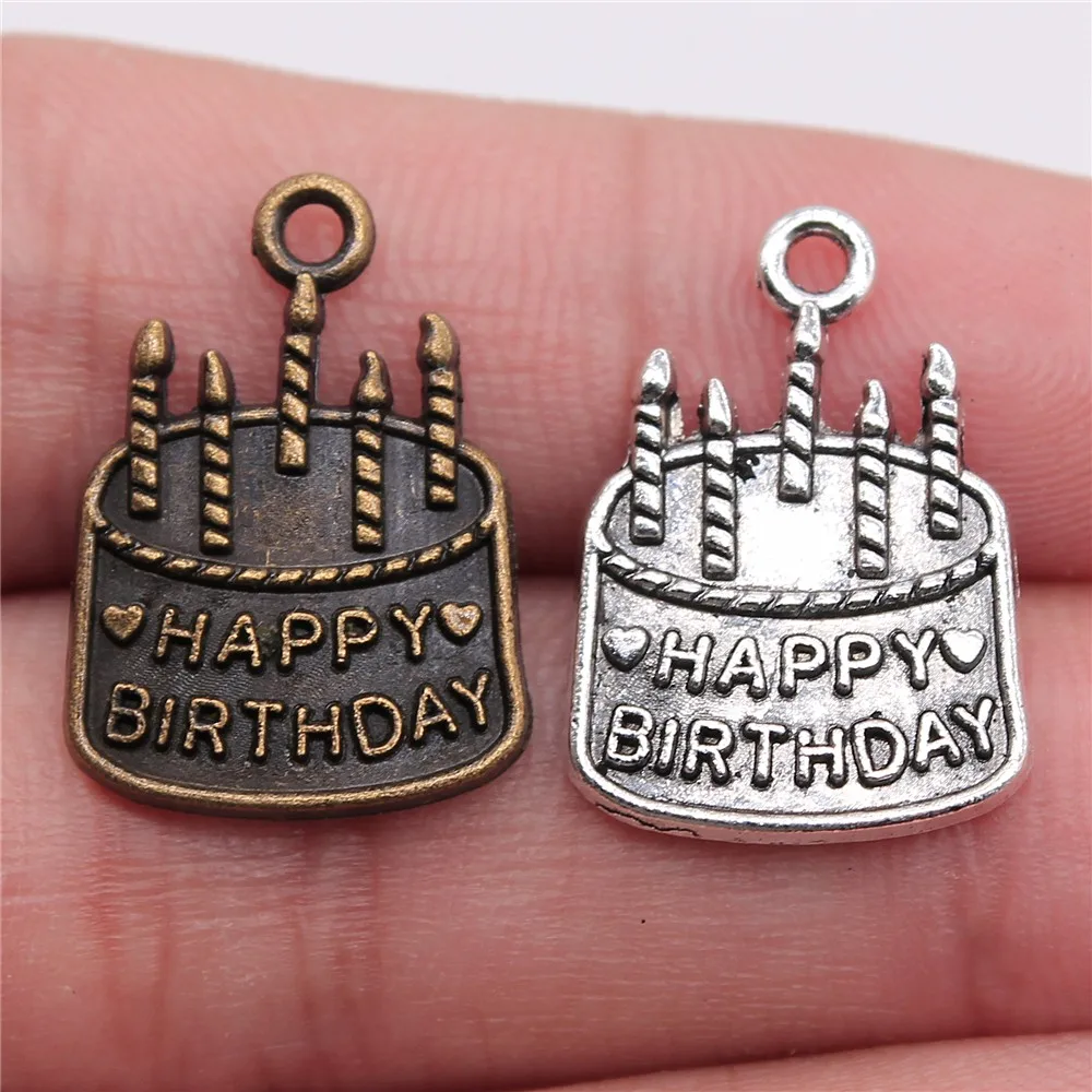 WYSIWYG 10pcs 18x15mm Pendant Birthday Cake Happy Birthday Cake Charm For Jewelry Making Birthday Cake Charms
WYSIWYG 10pcs 18x15mm Pendant Birthday Cake Happy Birthday Cake Charm For Jewelry Making Birthday Cake Charms