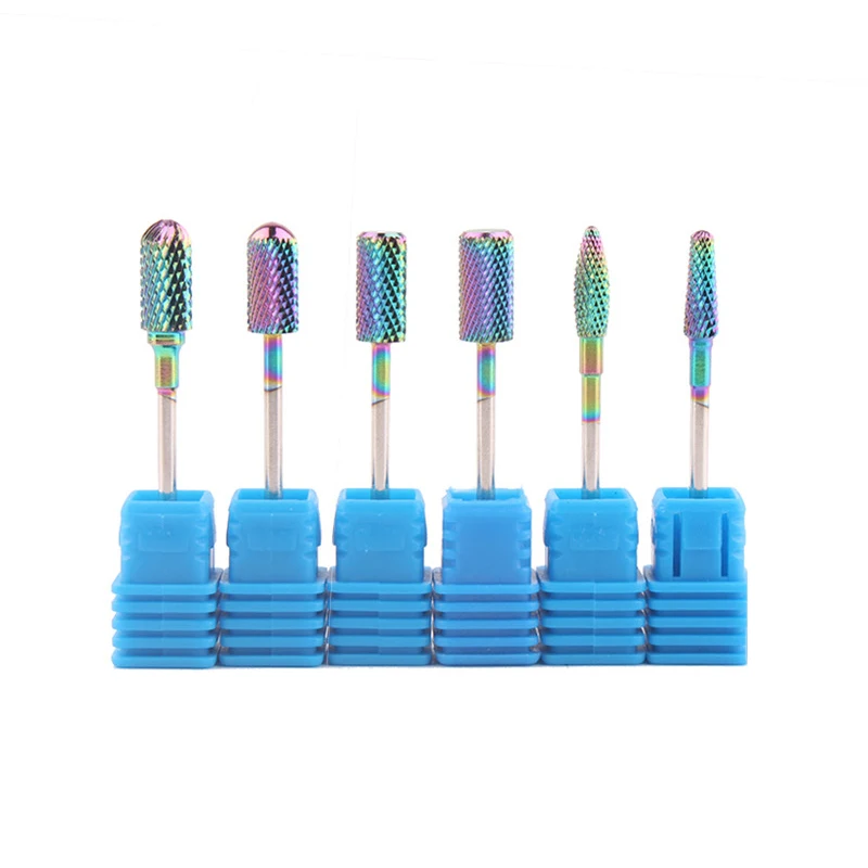 5 Type Rainbow Nano Coating Tungsten Carbide Burrs Metal Nail Drill Bits For Electric Manicure Drill Nail Art Accessories Tools
5 Type Rainbow Nano Coating Tungsten Carbide Burrs Metal Nail Drill Bits For Electric Manicure Drill Nail Art Accessories Tools