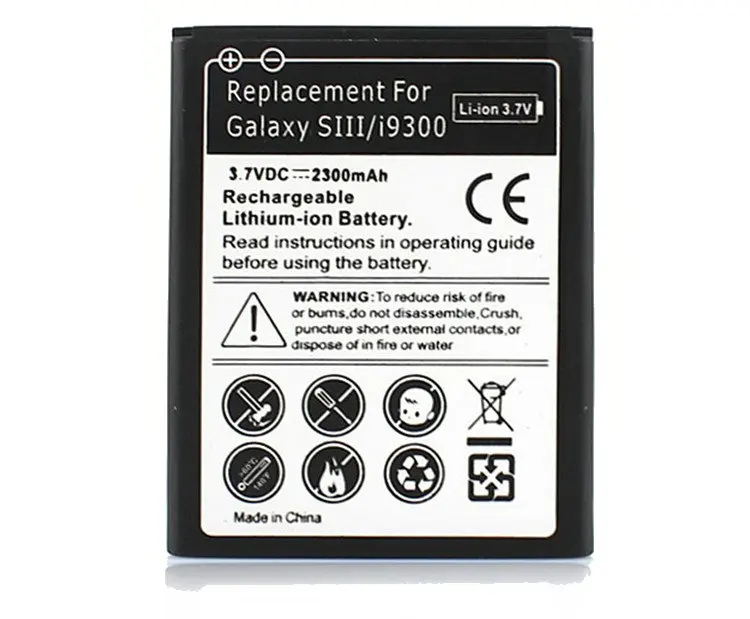 Ciszean 1x 2300mAh EB-L1G6LLU Replacement Battery For Samsung Galaxy S3 III i9300 I9308 I9305 T999 L710 i747 i535 L300 S960L
Ciszean 1x 2300mAh EB-L1G6LLU Replacement Battery For Samsung Galaxy S3 III i9300 I9308 I9305 T999 L710 i747 i535 L300 S960L