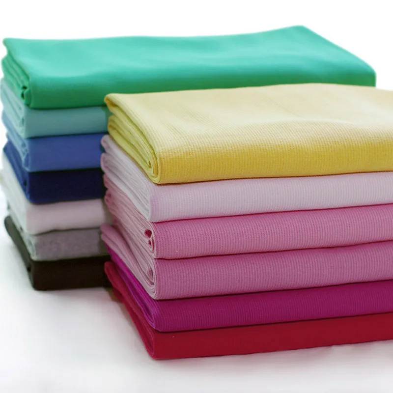 50*120CM Knit Jersey Cuff Waistband Welt Cuffing Rib Fabric Lycra Stretch Cotton Sportswear 9-006
50*120CM Knit Jersey Cuff Waistband Welt Cuffing Rib Fabric Lycra Stretch Cotton Sportswear 9-006