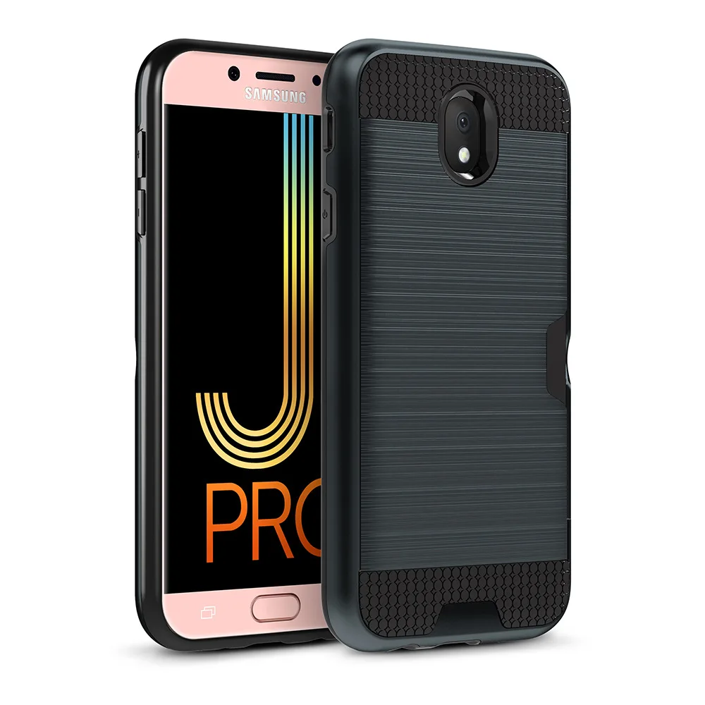 Для samsung Galaxy J7 2017 чехол для Pro резиновый бампер оболочка металлический цвет