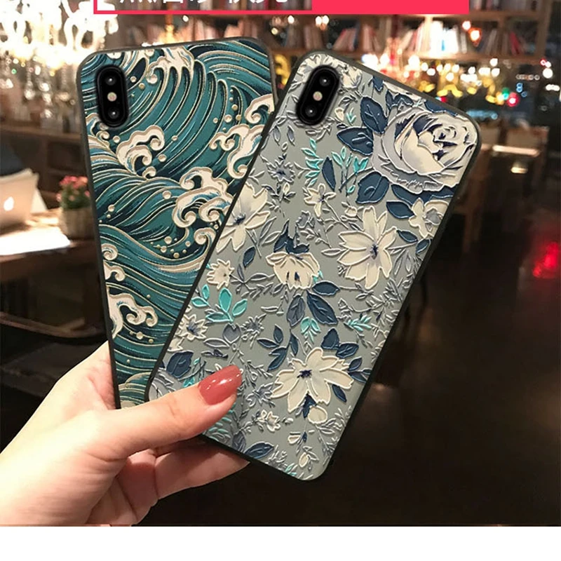 3D Emboss Phone Case For iphone X 10 XS MAX XR Case Retro Flower Soft TPU Silicon Back Cover For iphone 7 8 6 6S Plus Capa Coque
3D Emboss Phone Case For iphone X 10 XS MAX XR Case Retro Flower Soft TPU Silicon Back Cover For iphone 7 8 6 6S Plus Capa Coque