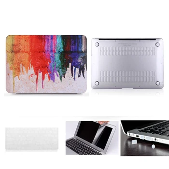 Laptop Hard Shell Case+Keyboard Cover+Screen Film+Dust Pulg For Apple MacBook Air Pro Retina Touch Bar 11.6 12 13.3 15.4 inch
Laptop Hard Shell Case+Keyboard Cover+Screen Film+Dust Pulg For Apple MacBook Air Pro Retina Touch Bar 11.6 12 13.3 15.4 inch