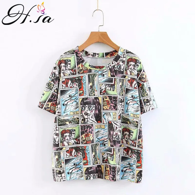 H.SA 2019 Casual Short Sleeve Women Blouse Summer Vintage Print Loose Shirts Female Bohemian Ladies Shirts Blusas Top
H.SA 2019 Casual Short Sleeve Women Blouse Summer Vintage Print Loose Shirts Female Bohemian Ladies Shirts Blusas Top