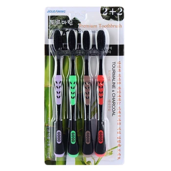 4PCs/lot Ultra Soft Bristle Toothbrush Health Oral Hygiene Antibacterial Tooth Brush Bamboo Charcoal Toothbrushes Men Women
4PCs/lot Ultra Soft Bristle Toothbrush Health Oral Hygiene Antibacterial Tooth Brush Bamboo Charcoal Toothbrushes Men Women