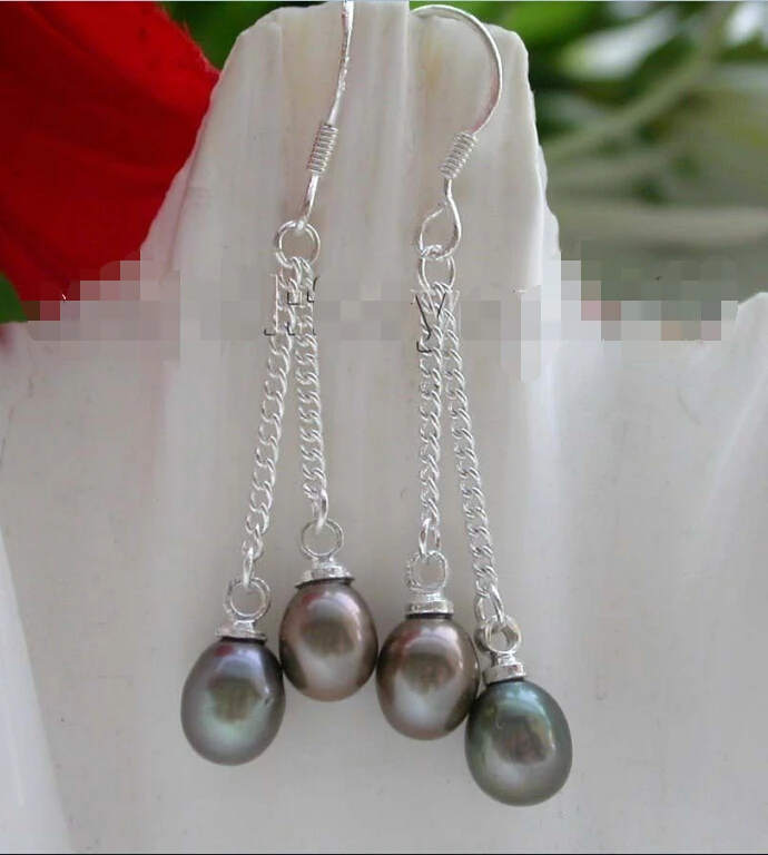 Genuine Natural 7x9mm Green drip pearl Earrings 925ss #f1251!Noble style Natural Fine jewe fast SHIPPING
Genuine Natural 7x9mm Green drip pearl Earrings 925ss #f1251!Noble style Natural Fine jewe fast SHIPPING