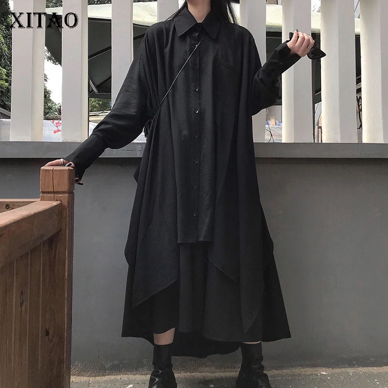 XITAO 2 Piece Set Women Irregular Plus Size Shirt Clothes 2019 Fashion Elastic Waisted Black Skrit Minority Autumn New WLD2284
XITAO 2 Piece Set Women Irregular Plus Size Shirt Clothes 2019 Fashion Elastic Waisted Black Skrit Minority Autumn New WLD2284