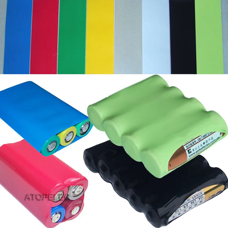 (AA 18650 Battery Wrap) Wide 66MM / Diameter 42MM PVC 2:1 Heat Shrink Tubing Black/Red/Yellow/Green/Blue/White/Clear
(AA 18650 Battery Wrap) Wide 66MM / Diameter 42MM PVC 2:1 Heat Shrink Tubing Black/Red/Yellow/Green/Blue/White/Clear