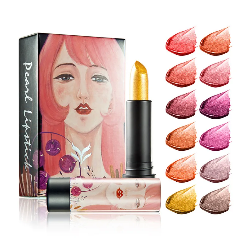 12 Colors Shinny Shimmer Waterproof Lipstick Long-lasting Pigment Nude Chili Rust Velvet Lipstick Lot Makeup Cosmetics
12 Colors Shinny Shimmer Waterproof Lipstick Long-lasting Pigment Nude Chili Rust Velvet Lipstick Lot Makeup Cosmetics
