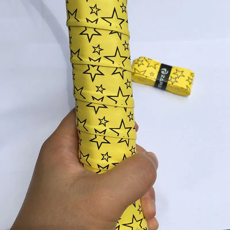 2019 ZARSIA NEW Thin sticky Tennis racket overgrip,Yellow stars pattern badminton overgrip,badminton overgrip,squash racket grip
2019 ZARSIA NEW Thin sticky Tennis racket overgrip,Yellow stars pattern badminton overgrip,badminton overgrip,squash racket grip