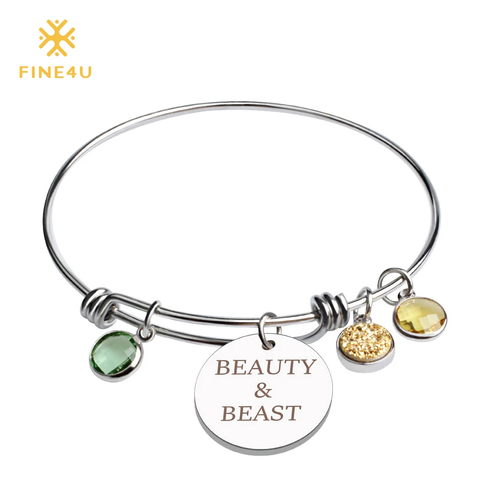 2018 New FINE4U B028 Expandable Wire Bangle Bracelet 316L Stainless Steel Charm Bracelets For Women Girl Gift Fashion Bangles 
2018 New FINE4U B028 Expandable Wire Bangle Bracelet 316L Stainless Steel Charm Bracelets For Women Girl Gift Fashion Bangles