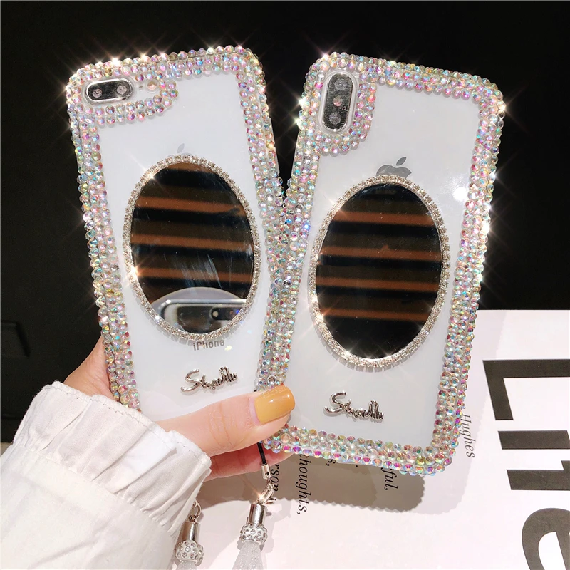 Luxury Shiny Jewelled Phone Cover Case For Samsung galaxy J2 Pro Core J7 MAX Duo Neo J7 Prime 2 C7 C9 Pro Strap Mirror Cases
Luxury Shiny Jewelled Phone Cover Case For Samsung galaxy J2 Pro Core J7 MAX Duo Neo J7 Prime 2 C7 C9 Pro Strap Mirror Cases