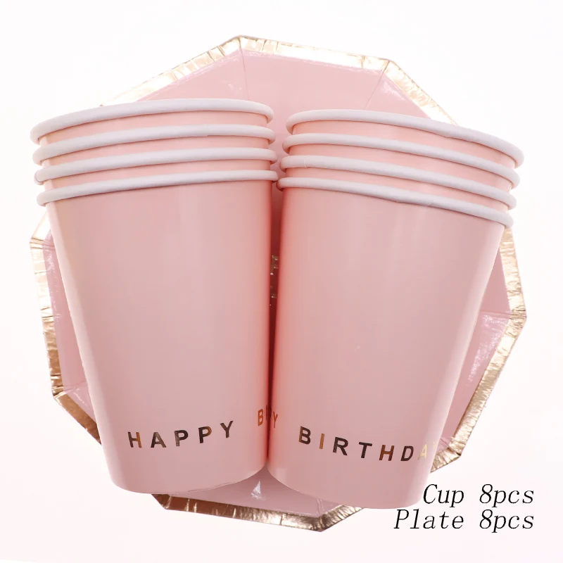 Rose Gold Foil Disposable Tableware Christmas New Year Paper Cup Cup Birthday Party Supplies Wedding Decoration
Rose Gold Foil Disposable Tableware Christmas New Year Paper Cup Cup Birthday Party Supplies Wedding Decoration