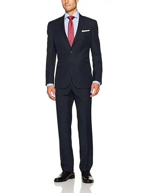Navy Bespoke Wedding Suits For men Notched Collar Slim Fit 2 Pieces (Jacket with Pants) Wedding Groom Prom Tuxedos Suits
Navy Bespoke Wedding Suits For men Notched Collar Slim Fit 2 Pieces (Jacket with Pants) Wedding Groom Prom Tuxedos Suits