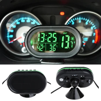 Digital Car LCD Clock Voltmeter Thermometer Battery Voltage Temprerature Monitor DC 12V-24V Freeze Alert
Digital Car LCD Clock Voltmeter Thermometer Battery Voltage Temprerature Monitor DC 12V-24V Freeze Alert