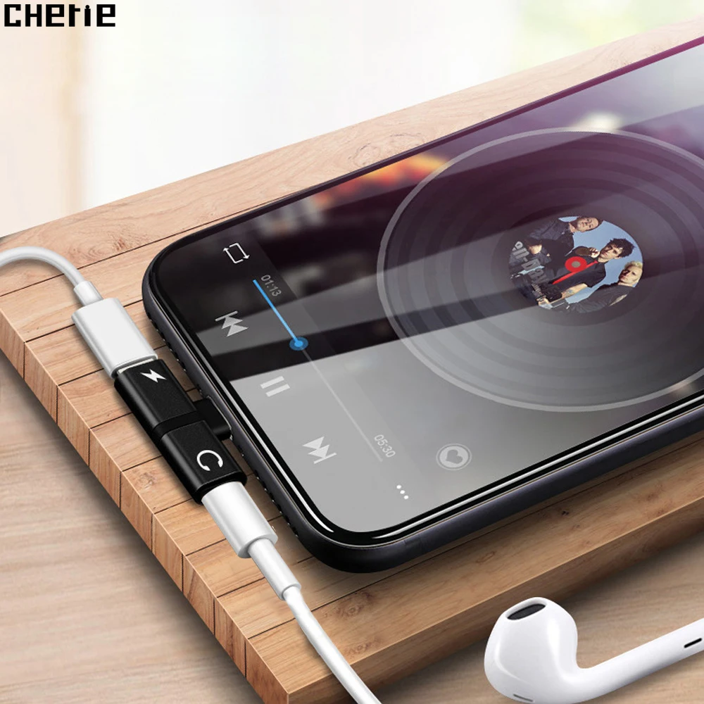 Cherie Dual Ports Adapter For iPhone XS Max X XR 7 8 plus Splitter Mini Headphones Audio Charge Calling Music Cable Connectors
Cherie Dual Ports Adapter For iPhone XS Max X XR 7 8 plus Splitter Mini Headphones Audio Charge Calling Music Cable Connectors