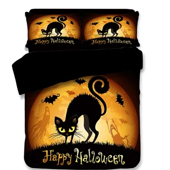 Horror Halloween Bedding Set Twin Queen King Size Flat Bed Sheet with Pillowcase Duvet Covers Gothic Cartoon Home Textiles
Horror Halloween Bedding Set Twin Queen King Size Flat Bed Sheet with Pillowcase Duvet Covers Gothic Cartoon Home Textiles