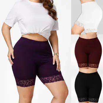 Feitong Plus Size Women Safety Underwear High Quality Safety Short Pants Mid Waist Lace Hot Shorts Elastic Pants Trousers
Feitong Plus Size Women Safety Underwear High Quality Safety Short Pants Mid Waist Lace Hot Shorts Elastic Pants Trousers