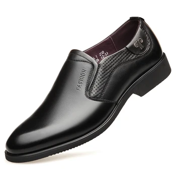 cow Leather Concise Men shoes Business Dress Pointy Shoes Breathable Formal Wedding Basic Shoes Men
cow Leather Concise Men shoes Business Dress Pointy Shoes Breathable Formal Wedding Basic Shoes Men