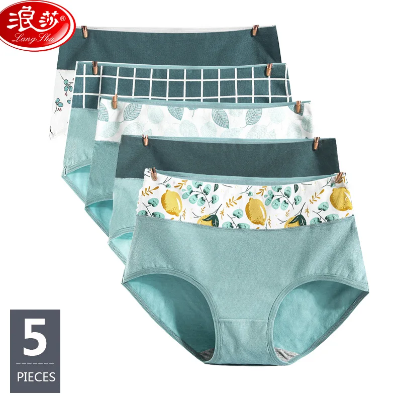 LANGSHA 5Pcs/lot Panties Women Cotton High Waist Sexy Briefs Slimming Underwear Cute Printed Seamless Lingerie Plus Size XXL
LANGSHA 5Pcs/lot Panties Women Cotton High Waist Sexy Briefs Slimming Underwear Cute Printed Seamless Lingerie Plus Size XXL