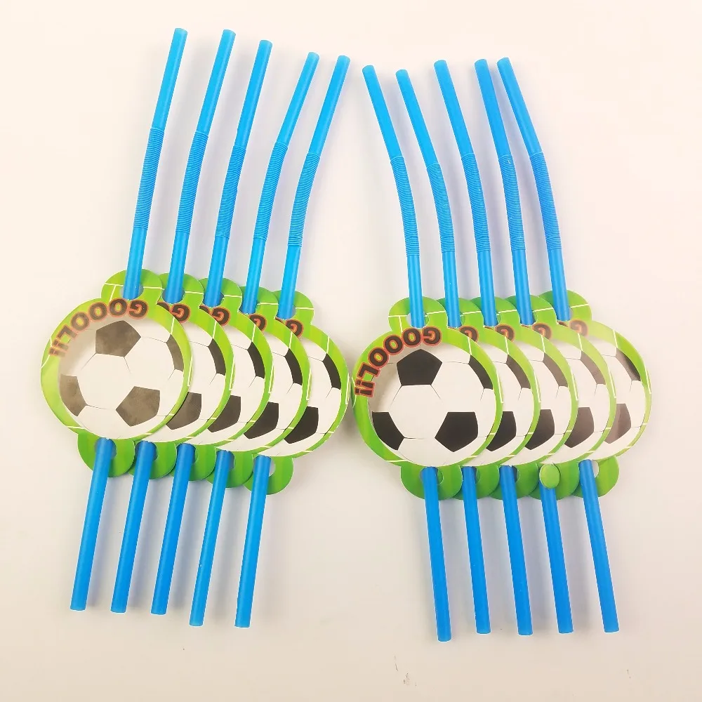 10pcs/lot Football theme Straw Cartoon Birthday Party Decoration Soccer World Cup Boy's Favor Glass
10pcs/lot Football theme Straw Cartoon Birthday Party Decoration Soccer World Cup Boy's Favor Glass