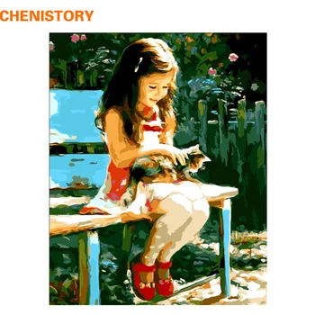 CHENISTORY Cute Girl And Cat DIY Painting By Numbers Modern Wall Art Home Decor Hand Painted Oil Paint On Canvas Christmas Gift
CHENISTORY Cute Girl And Cat DIY Painting By Numbers Modern Wall Art Home Decor Hand Painted Oil Paint On Canvas Christmas Gift