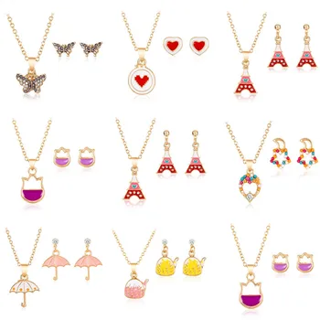 Children Necklace Earrings Accessories Set Moon Star Jewelry Creative High Quality 7 Styles Kids Girls Women Fashion Sets
Children Necklace Earrings Accessories Set Moon Star Jewelry Creative High Quality 7 Styles Kids Girls Women Fashion Sets