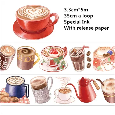 Special Ink 38mm*5m Coffee Nut decoration washi tape DIY planner scrapbooking masking tape With release paper
Special Ink 38mm*5m Coffee Nut decoration washi tape DIY planner scrapbooking masking tape With release paper