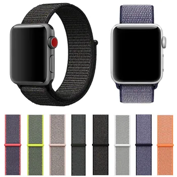 Sport Loop Band for Apple Watch Series 5 4 3 2 1 Strap for iWatch Double-layer Woven Nylon Breathable Watchbands 42 44mm 38 40mm
Sport Loop Band for Apple Watch Series 5 4 3 2 1 Strap for iWatch Double-layer Woven Nylon Breathable Watchbands 42 44mm 38 40mm