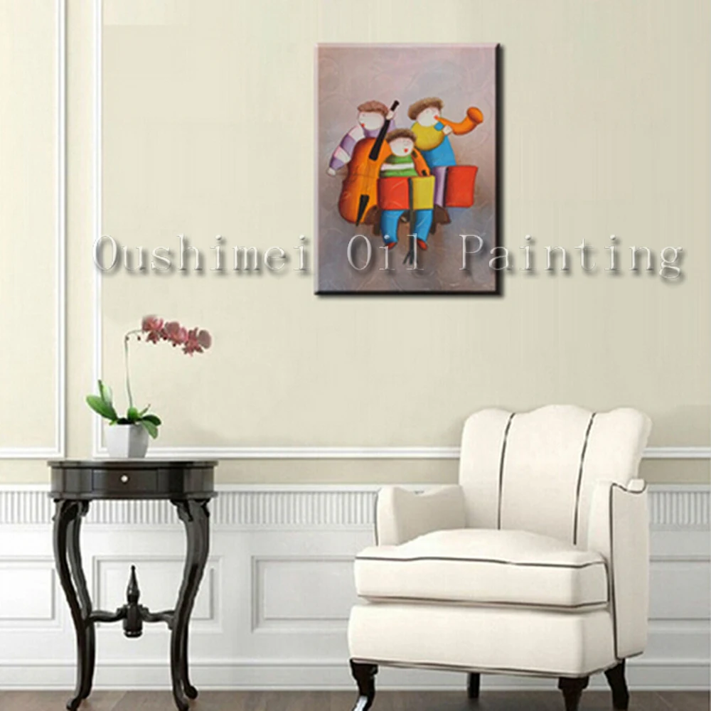 New Handmade Oil Painting Hang Paintings Modern Funny Children Concert Landscape Picture Home Decor Abstract Canvas Painting
New Handmade Oil Painting Hang Paintings Modern Funny Children Concert Landscape Picture Home Decor Abstract Canvas Painting