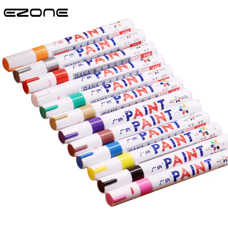 EZONE 12 Colors Marker Pen Cute Colorful Waterproof Pen Painting Markers Graffiti Oil Marcador School Students Kawaii Stationery
EZONE 12 Colors Marker Pen Cute Colorful Waterproof Pen Painting Markers Graffiti Oil Marcador School Students Kawaii Stationery