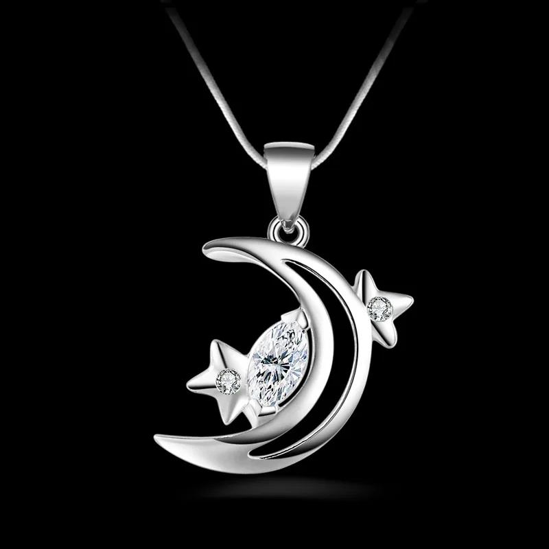 Everoyal Trendy 925 Sterling Silver Necklace For Women Accessories Charm Zircon Moon Girls Pendant Necklace Female Bijou
Everoyal Trendy 925 Sterling Silver Necklace For Women Accessories Charm Zircon Moon Girls Pendant Necklace Female Bijou