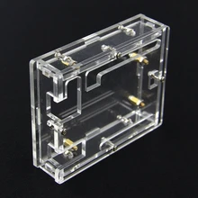 Un ensemble UNO R3 coque acrylique boîtier Transparent boîtier coque transparente pour Arduino Uno R3 Module de carte(China)