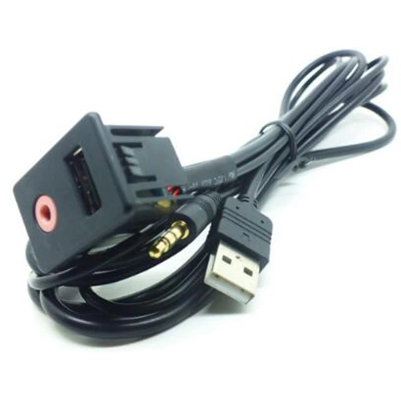 Car Aux Cable USB Socket Auto Adapter Speaker Accessories 12V Adapter charger for Rav4 Toyota vw golf mk6 Volkswagen Audio Lead
Car Aux Cable USB Socket Auto Adapter Speaker Accessories 12V Adapter charger for Rav4 Toyota vw golf mk6 Volkswagen Audio Lead
