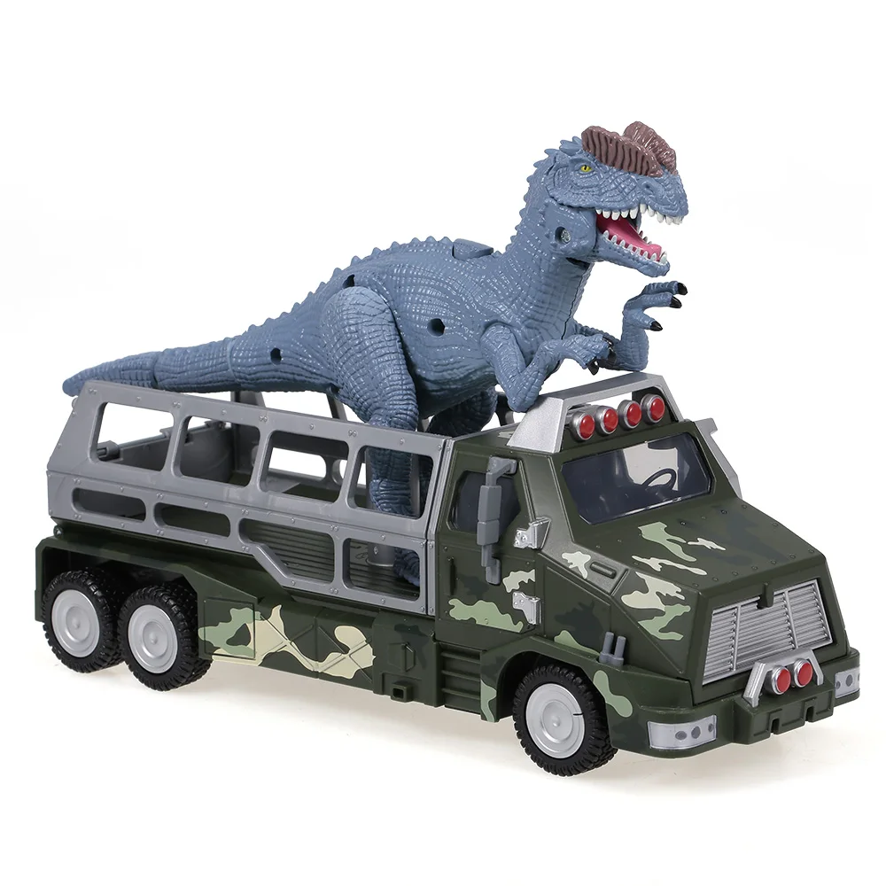 Dinosaurs Transport Car Carrier Truck Toy Dilophosaurus Pull Back Dinosaur Cars Gift for Kids
Dinosaurs Transport Car Carrier Truck Toy Dilophosaurus Pull Back Dinosaur Cars Gift for Kids
