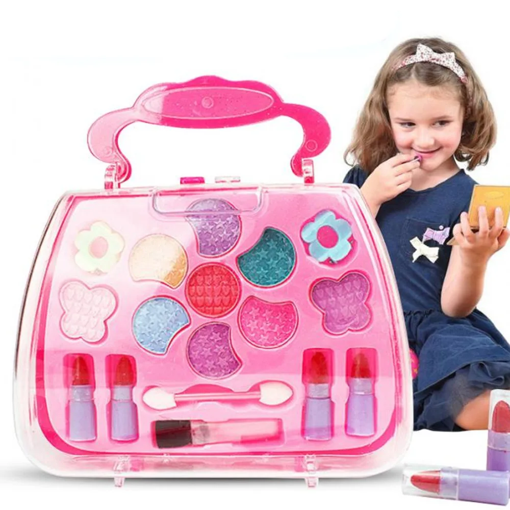 Girls Safety Washable Pretend Play Cosmetic Makeup Toy Set Lipsticks Eyeshadows Applicator Wand Cosmetic Brush Beauty Tool Toy
Girls Safety Washable Pretend Play Cosmetic Makeup Toy Set Lipsticks Eyeshadows Applicator Wand Cosmetic Brush Beauty Tool Toy