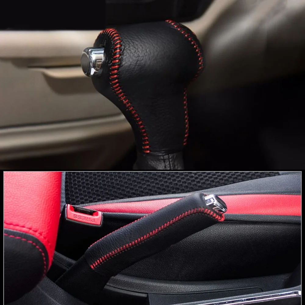 Car Gear Shift Collars Case Handbrake Cover For Kia Sportage R Cerato K3 K5 Sorento 2011-2015 Car Accessories Cow Leather
Car Gear Shift Collars Case Handbrake Cover For Kia Sportage R Cerato K3 K5 Sorento 2011-2015 Car Accessories Cow Leather