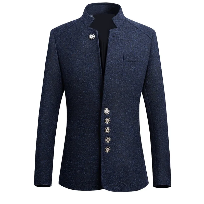 CALOFE 2018 Brand Blazer Men Chinese style Business Casual Coats Stand Collar Male Blazer Slim Mens Blazer Jacket
CALOFE 2018 Brand Blazer Men Chinese style Business Casual Coats Stand Collar Male Blazer Slim Mens Blazer Jacket