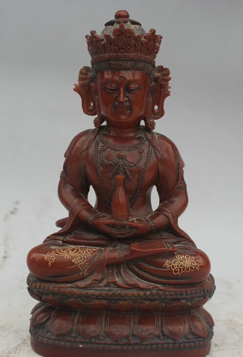 Collectible bronze S2167 Chinese Shou shan Stone Agalmatolite Seat Kwan-yin Guan Yin Boddhisattva Statue (B0413) 
Collectible bronze S2167 Chinese Shou shan Stone Agalmatolite Seat Kwan-yin Guan Yin Boddhisattva Statue (B0413)