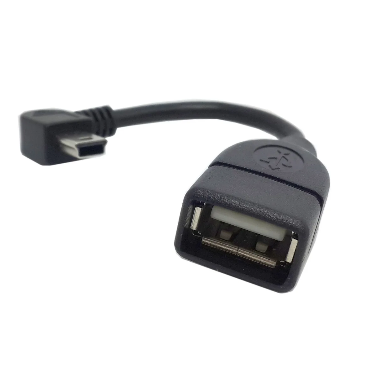 Jimier USB 2.0 A Female OTG to Left angled 90 Degree Mini B Male Cable for GPS Car Music 10cm Black
Jimier USB 2.0 A Female OTG to Left angled 90 Degree Mini B Male Cable for GPS Car Music 10cm Black