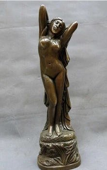 Antique bronze Pure Copper Brass 17" China bronze copper esculpido bela escultura belle Sexy beleza
Antique bronze Pure Copper Brass 17" China bronze copper esculpido bela escultura belle Sexy beleza