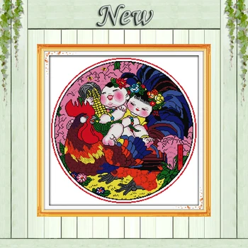 Auspicious baby chinese blessing patterns counted print on canvas DMC 14CT 11CT DIY Cross Stitch Embroidery Needlework sets kits
Auspicious baby chinese blessing patterns counted print on canvas DMC 14CT 11CT DIY Cross Stitch Embroidery Needlework sets kits