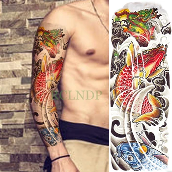 Waterproof Temporary Tattoo Sticker dragon fish water flash tatto fake tatoo large full arm tattoos for men women male
Waterproof Temporary Tattoo Sticker dragon fish water flash tatto fake tatoo large full arm tattoos for men women male