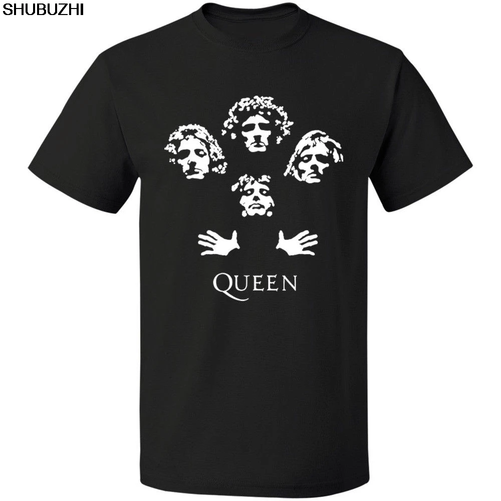 Queen Rock Band T-Shirt Bohemian Rhapsody Freddie Mercury Vintage Throwback Logo Men Casual Short Sleeve T Shirt sbz1064
Queen Rock Band T-Shirt Bohemian Rhapsody Freddie Mercury Vintage Throwback Logo Men Casual Short Sleeve T Shirt sbz1064