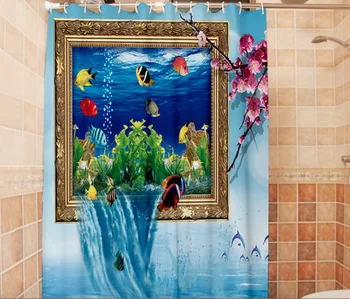 New Ocean Series Underwater World Pattern Waterproof Bathroom Curtains Spinning Waterproof Shower Curtains
New Ocean Series Underwater World Pattern Waterproof Bathroom Curtains Spinning Waterproof Shower Curtains