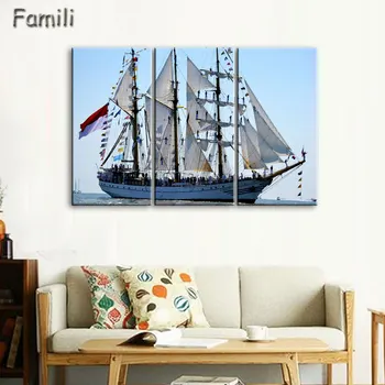 Retro sea sailboat 3Pieces Landscape for living room Decoration sailing boat Canvas Painting on wall pictures home decor unframe
Retro sea sailboat 3Pieces Landscape for living room Decoration sailing boat Canvas Painting on wall pictures home decor unframe