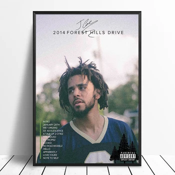 J Cole - 2014 Forest Hills Drive Rap Album Pop Music cover Music Star Poster Canvas Prints Wall Art For Living Room Home Decor
J Cole - 2014 Forest Hills Drive Rap Album Pop Music cover Music Star Poster Canvas Prints Wall Art For Living Room Home Decor